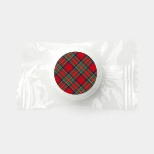 Rustic Red Green Plaid Classic Stewart Tartan Life Saver® Mints