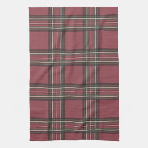 Rustic Red Plaid Kitchen Towel
