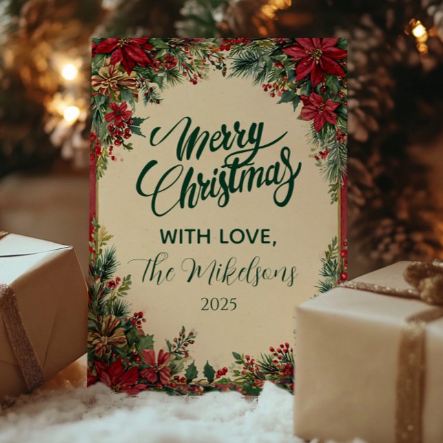 Rustic Red Poinsettia Holiday Party (Creator Uploaded)