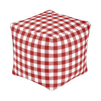 Rustic Red White Buffalo Check Pattern