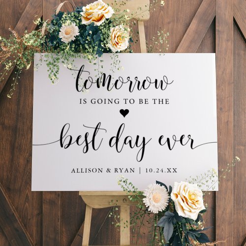 Rustic Rehearsal Dinner Party Decorations Sign