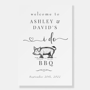 Rustic Rehearsal Dinner   Roast Welcome Poster