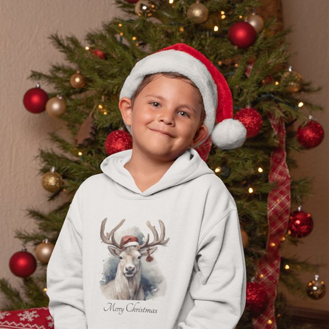 Rustic Reindeer Christmas, custom Hoodie (Creator Uploaded)