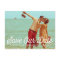 Rustic Retro Typography Save the Date Postcard