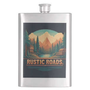 Rustic Roads Flask
