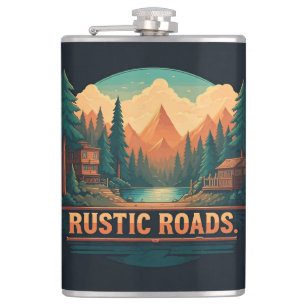 Rustic Roads Flask