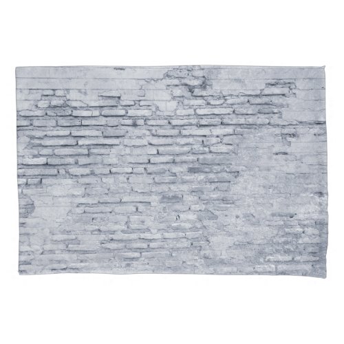Rustic Roman Brick Wall 3 wall decor art  Pillow Case