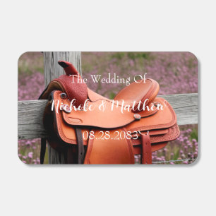 Rustic Romance: Saddle on the Fence Wedding Matchboxes
