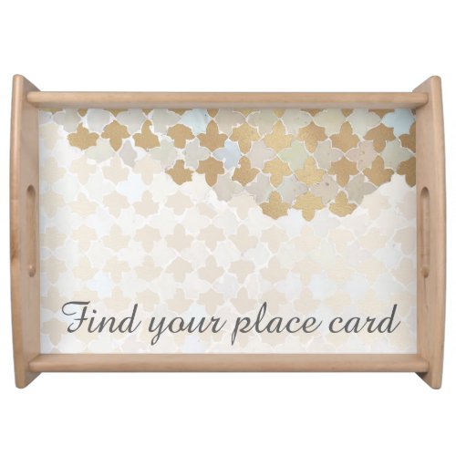 Rustic Romance Wedding  Table Place Card Holder Serving Tray