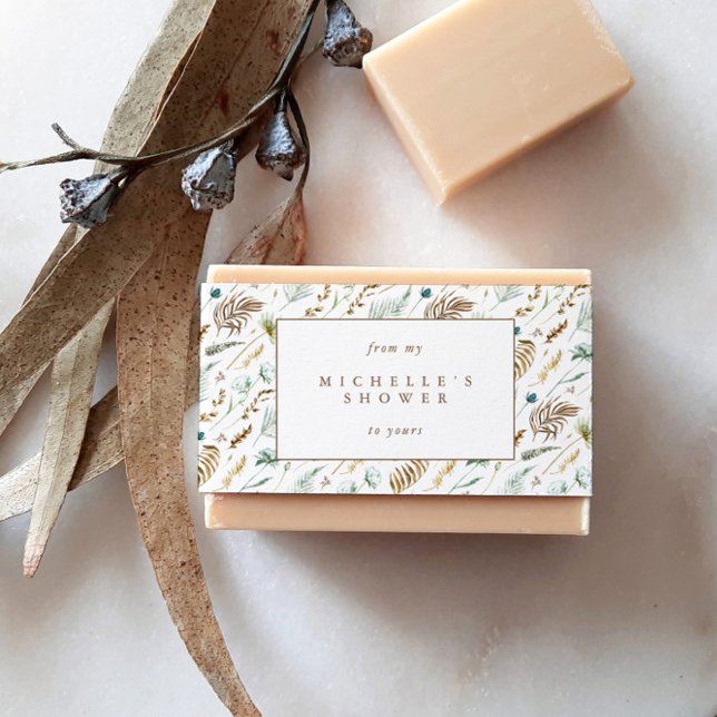 Rustic Romantic Soap Belly Band Label Wrap (Creator Uploaded)