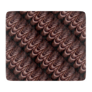 Rustic Roof Tiles with Unique Perspective  Cutting Board