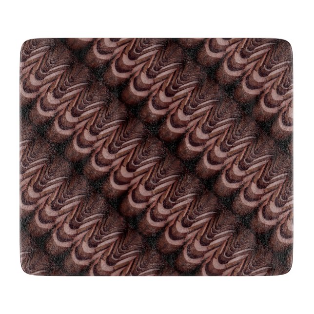 Rustic Roof Tiles with Unique Perspective  Cutting Board (Front)