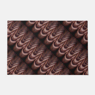 Rustic Roof Tiles with Unique Perspective Doormat