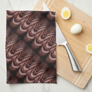 Rustic Roof Tiles with Unique Perspective Kitchen Towel