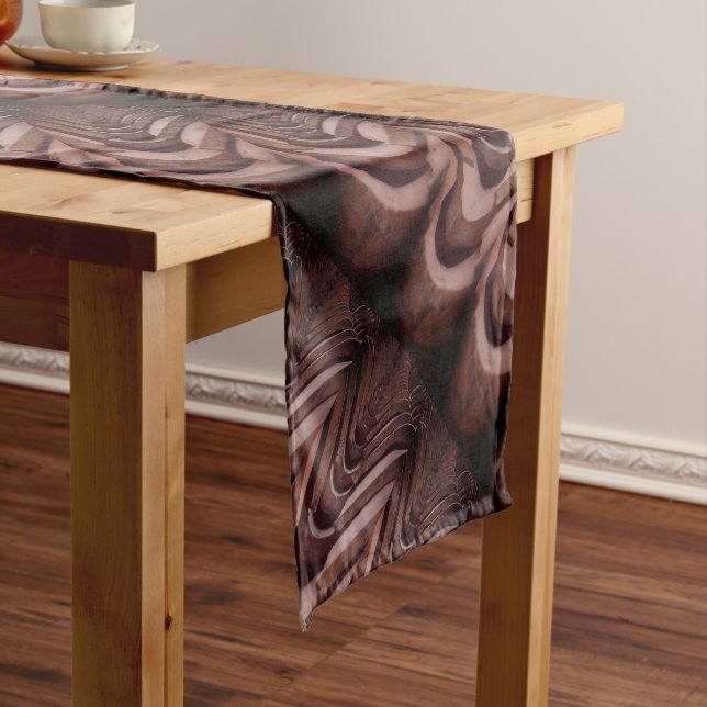 Rustic Roof Tiles with Unique Perspective    Short Table Runner (In Situ)