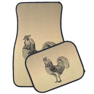 Rustic Rooster  Car Floor Mat