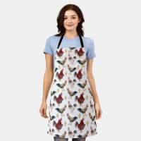 Rustic Rooster Chicken Pattern