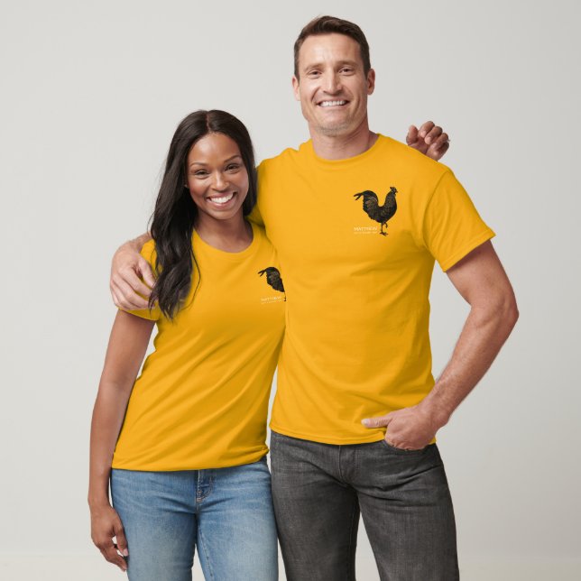 Rustic Rooster Chinese New Year 2017 Personalized T-Shirt (Unisex)