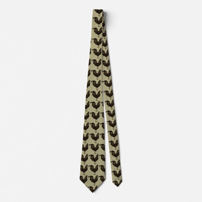Rustic Rooster Chinese New Year 2017 Tie 2 (Front)