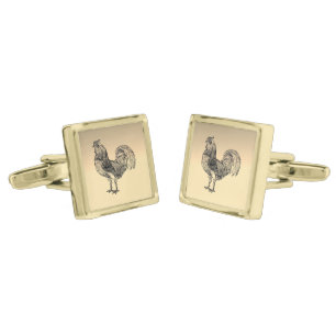Rustic Rooster  Cufflinks