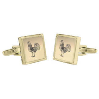 Rustic Rooster  Cufflinks