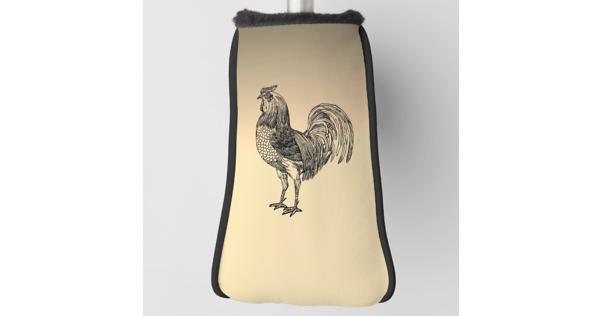 Rustic Rooster Golf Head Cover Zazzle