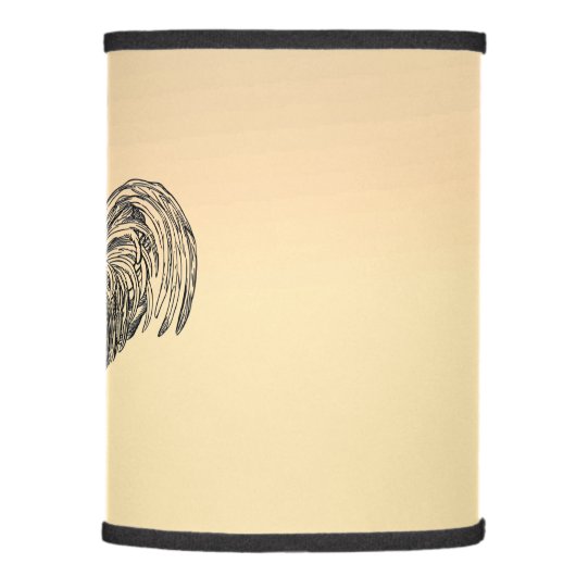 Rustic Rooster  Lamp Shade (Right)