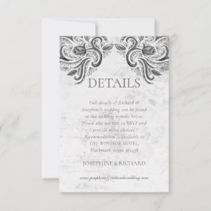 Rustic Rose Collection RSVP Card