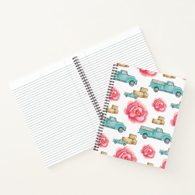 Rustic Rose Spiral Notebook (Inside)