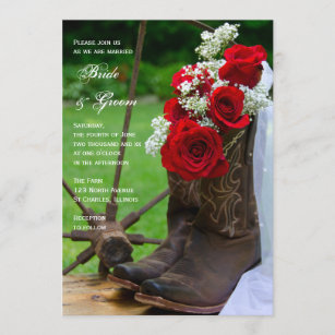 Western Themed Wedding Invitations - 100% Satisfaction Guaranteed! | Zazzle