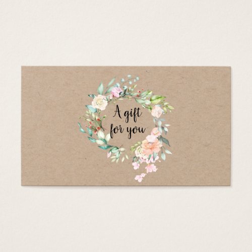 Rustic Roses Garland Gift Certificate