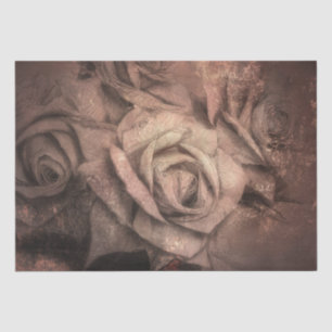 Rustic roses stylish tissue paper