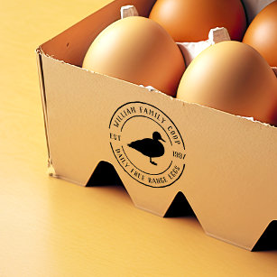 Egg Carton Stamp Duck Egg Date Stamp Egg Carton Label Egg Stamp Custom Egg  Carton Ducks 