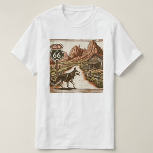 Rustic Route 66 T_Shirt