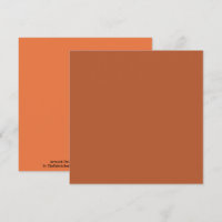 Rustic Rust Brown Solid Color