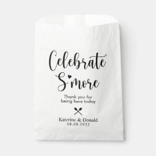 Rustic S’more Love Wedding Favor Bag