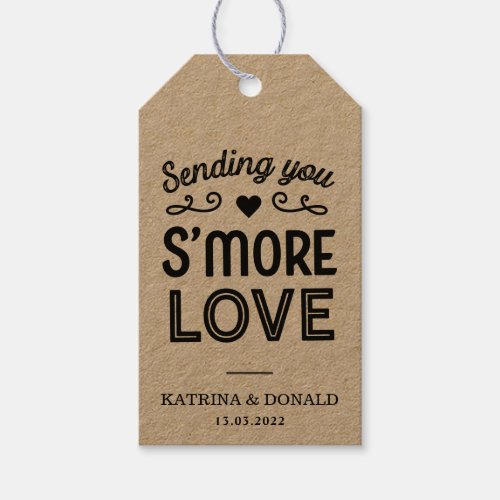 Rustic Smore Love Wedding Gift Tags