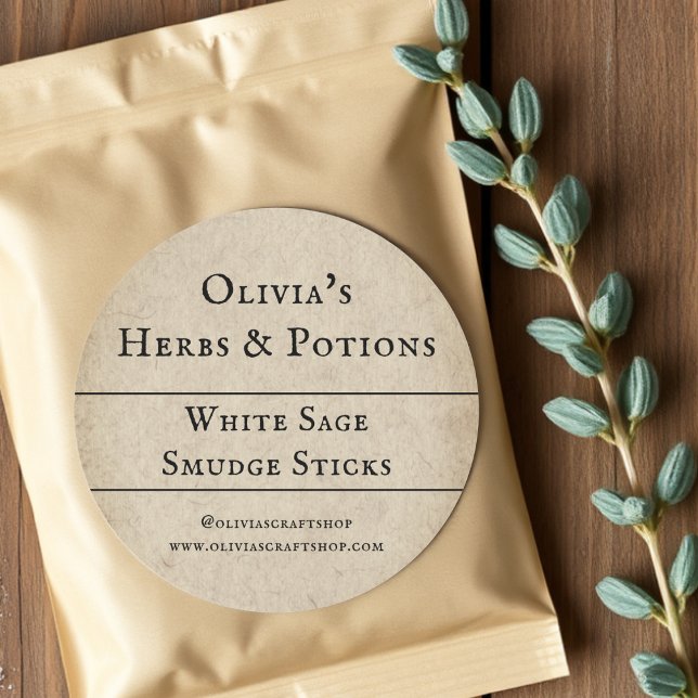 Rustic | Sage Smudge | Product Labels (Creator Uploaded)