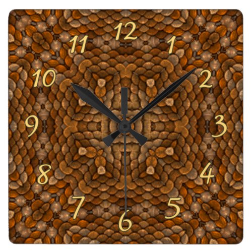 Rustic Scales Colorful Wall Clocks