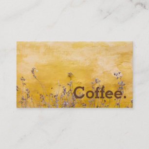 Rustic Scene Simple Loyalty Coffee Punch-Card