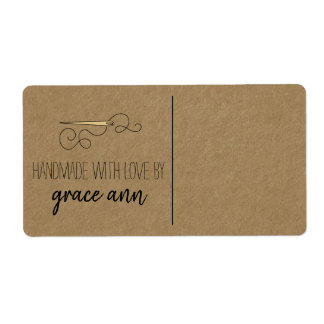 Rustic Sewing | Needle Kraft Custom Shipping Label