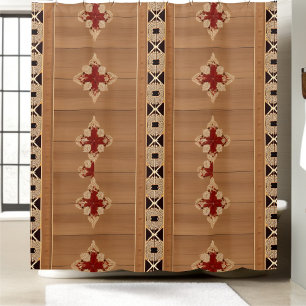 Rustic Shabby Chic Shower Curtains Style 2