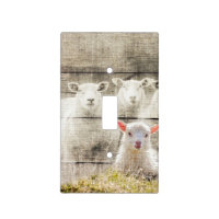 Rustic Sheep Baby Lamb Burlap