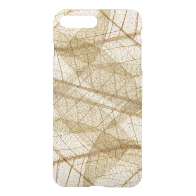 Rustic Sheer Lace Leaves Uncommon iPhone Case (Back)
