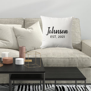 Rustic Signature  Throw Pillow