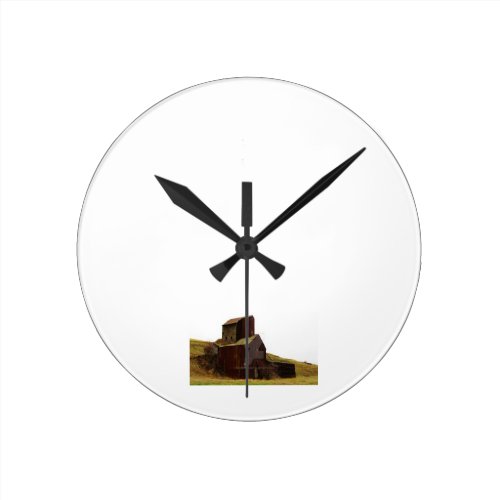 Rustic Silo Clock