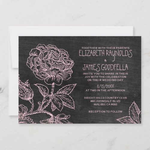 Rustic Slate Wedding Invitations