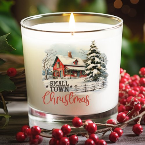 Rustic Small Town Christmas Farmhouse Scented Candle