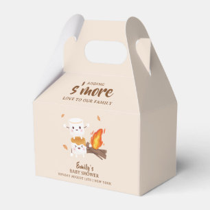 Rustic S'more Love Campfire Baby Shower Favor Boxes
