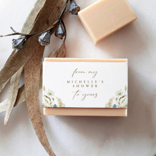 Rustic Soap Belly Band Label Wrap Belly Band